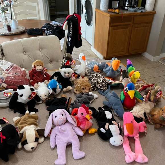 Grab Bag of 10 misc Beanie Babies NEW - Picture 2 of 4